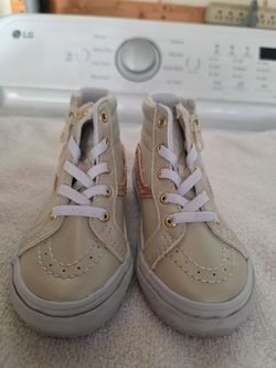 Toddler High-Top Sneakers with Glitter Detail