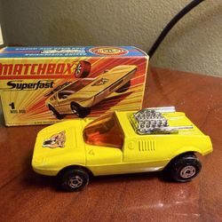 Vintage Matchbox Superfast No 1 Mint  With Box Mod Rod
