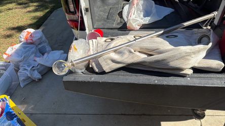 Blackout curtains with Rod