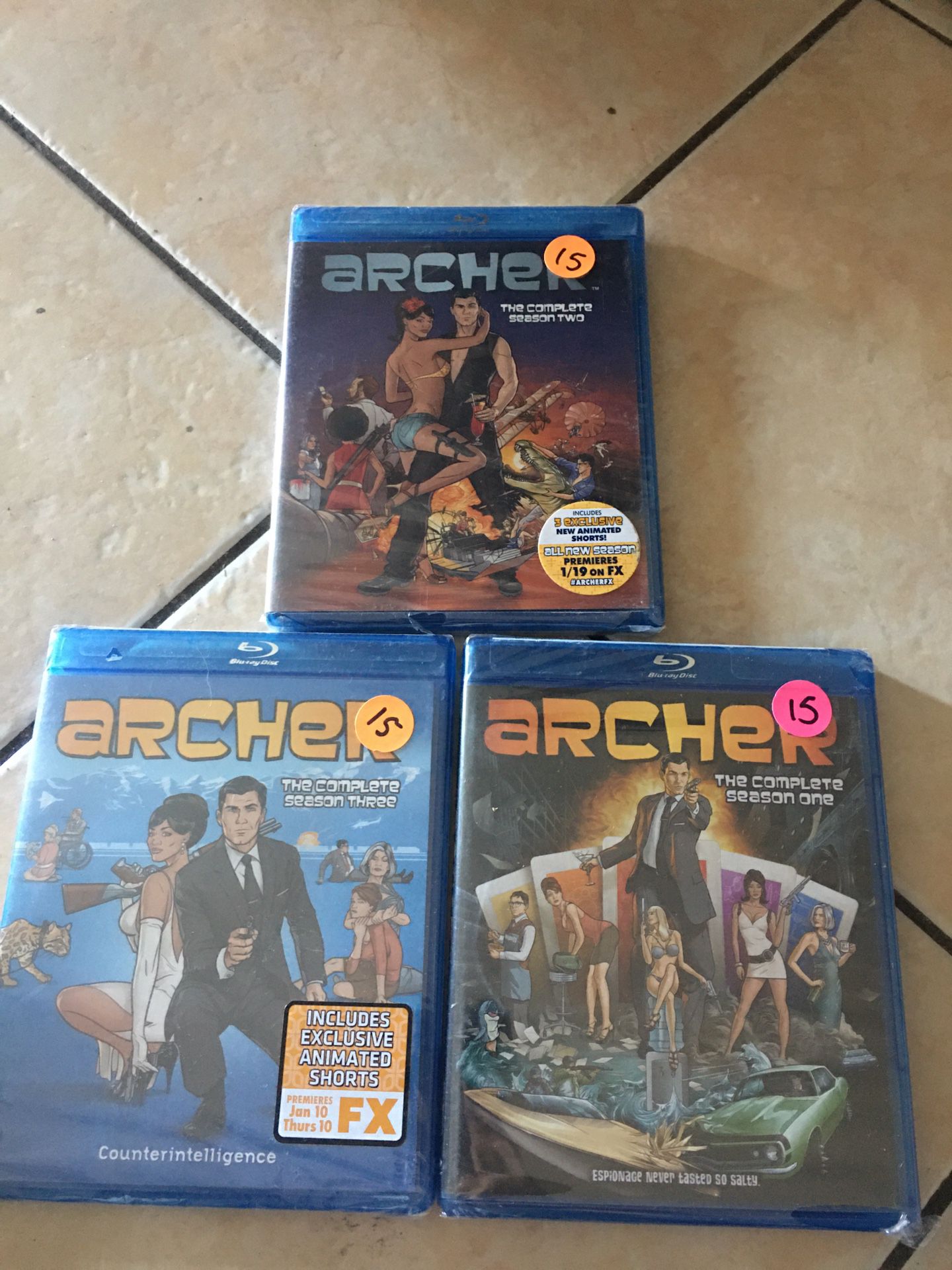 Archer blue ray series collection 1-3