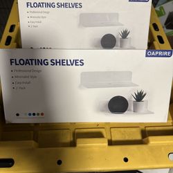 Floating Shelves - White Modern Design