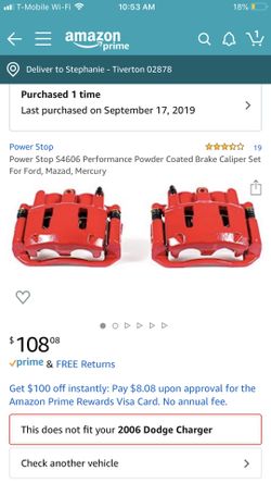 Front Brake calipers