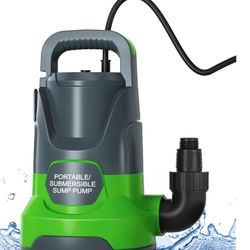 PANRANO SUBMERSIBLE WATER PUMP 1HP 3700GPH 