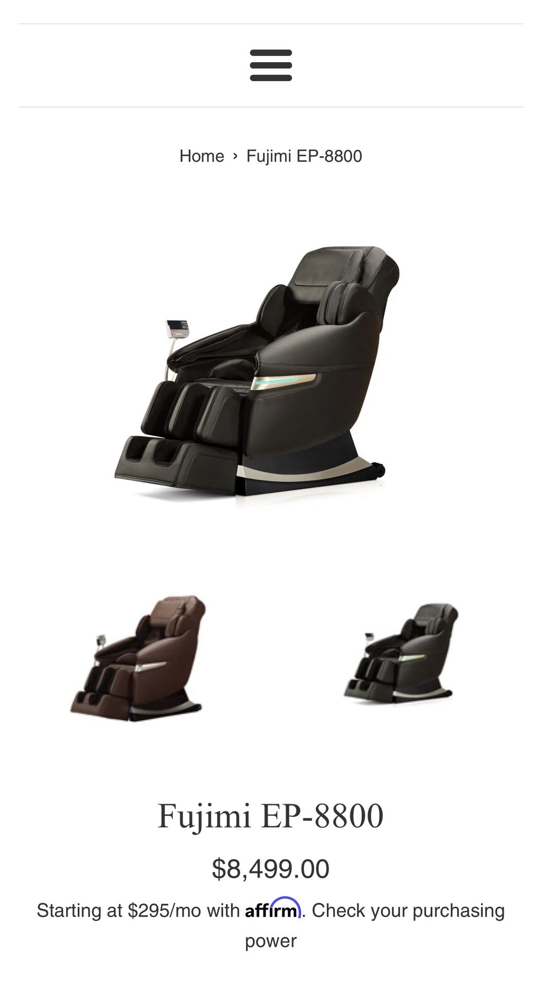 High-Quality Fujimi Massage Chair In Excellent Shape ! 