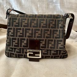 Fendi Mama Forever Bag Zucca Canvas