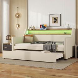 Modern Twin Daybed with Trundle