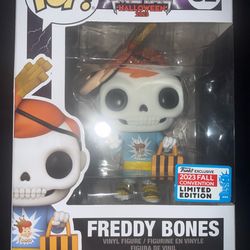 Funko Pop Freddy Bones Heavy Metal Halloween 2023 Fall Convention Exclusive