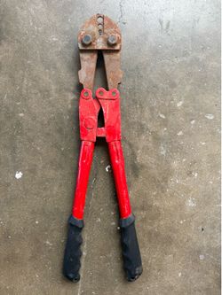 4 SLOT HEAVY DUTY METAL 21” CRIMPING TOOL-RUBBER GRIP-FENCING-3/16-1/8-3/32-1/10