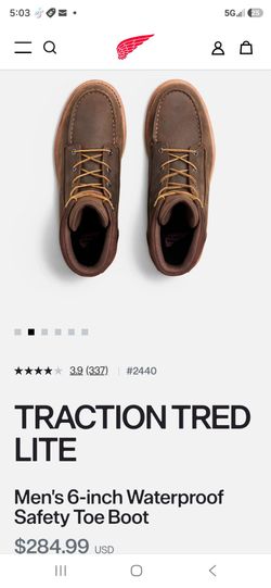 Red Wing Traction Tred Lite Men's Work Boot
