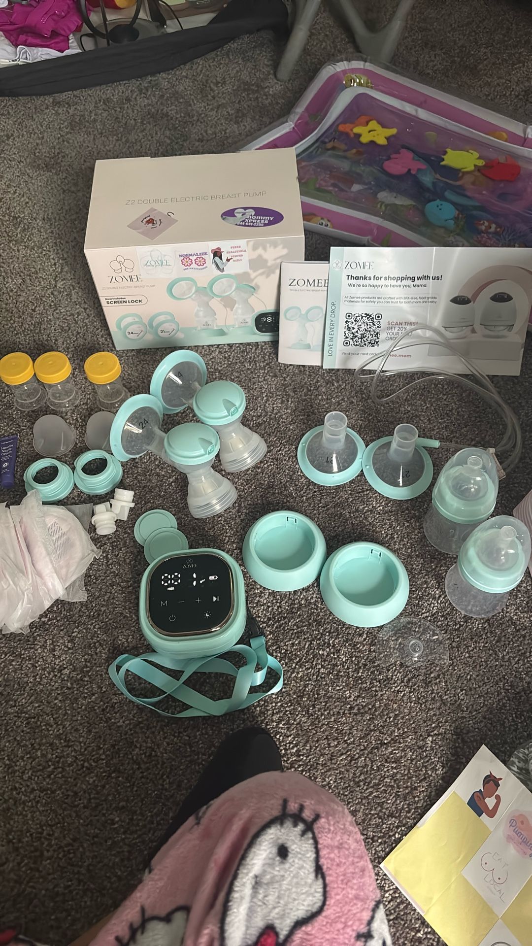 Postpartum Bag+Breast Pump