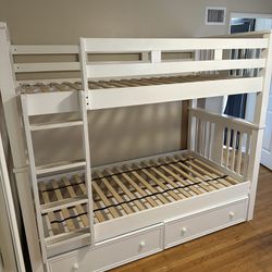 Twin White Bunkbeds