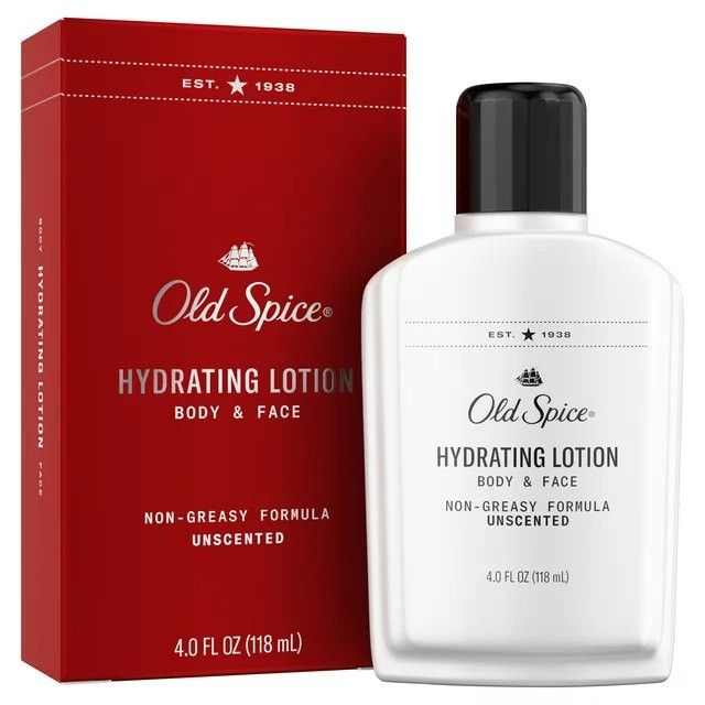 OLD SPICE Body & Face Hydrating Lotion for Men, 4 fl oz
