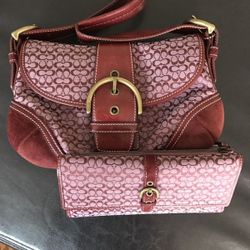 Coach hobo bag & wallet