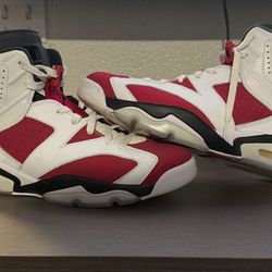Air Jordan 6 Retro Carmine Size 12