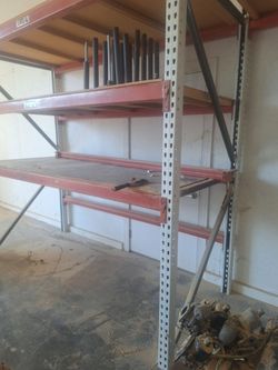 8 ft x 8 ft x 4 ft  sturdy Shelves