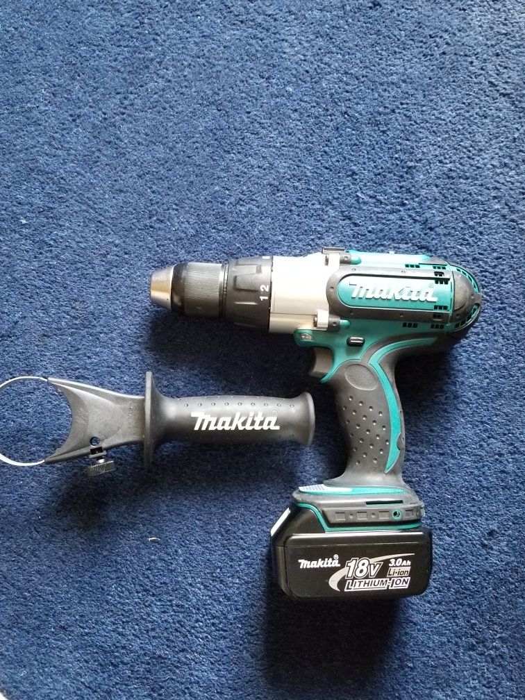 Makita BHP451 18v Li-ion Cordless 1/2" Concrete Hammer Drill