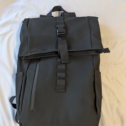 Black Minimalist Backpack