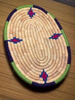 African coiled basket