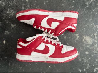 Red & White Nike Dunks