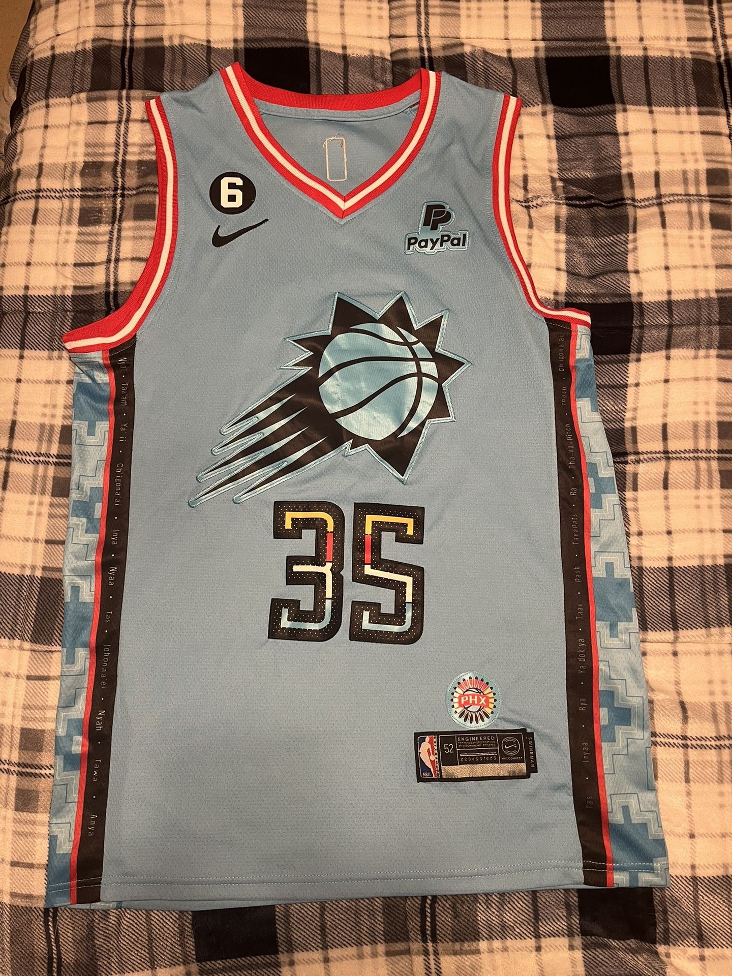 Kevin Durant Phoenix Suns 2022-23 City Jerseys Size L/XL