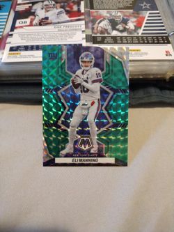 Eli Manning 2022 Panini Mosaic Mosaic Green