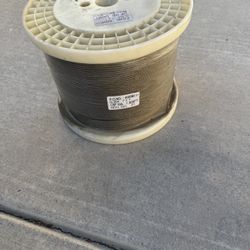 Stainless Steel 7x7 1/8 “ Diameter Aircraft Wire 1000 Ft