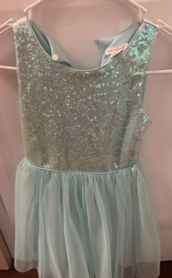 Cat & Jack Light Blue Girl Dress- Size S (6/6x)