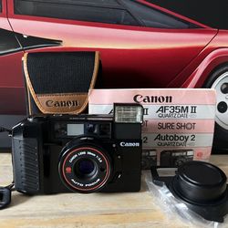 Canon Sure Shot 35mm Point and Shoot Film Camera