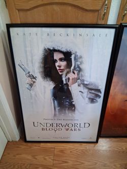 Underworld blood wars framed movie poster