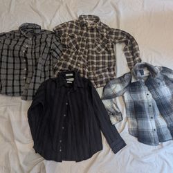 Boys Button Up Shirts Size 8 Gap Kids Calvin Klein 