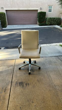 White Swivel Chair