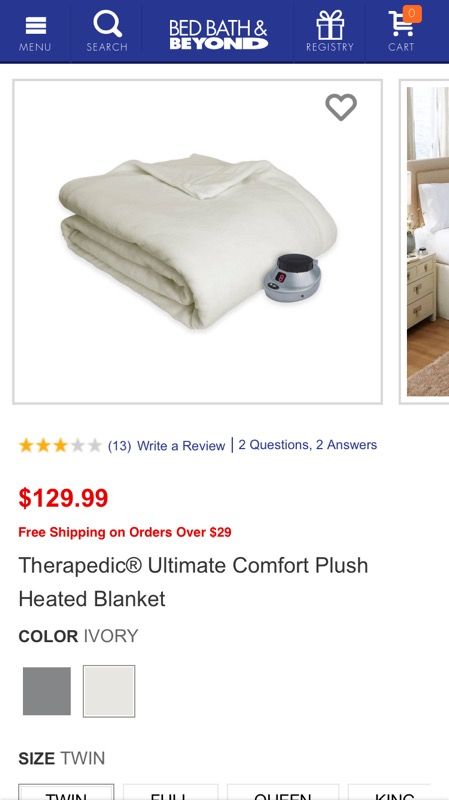 Therapedic Invisiwire Ultimate Plush warming blanket (TWIN) for Sale in  Irving, TX - OfferUp
