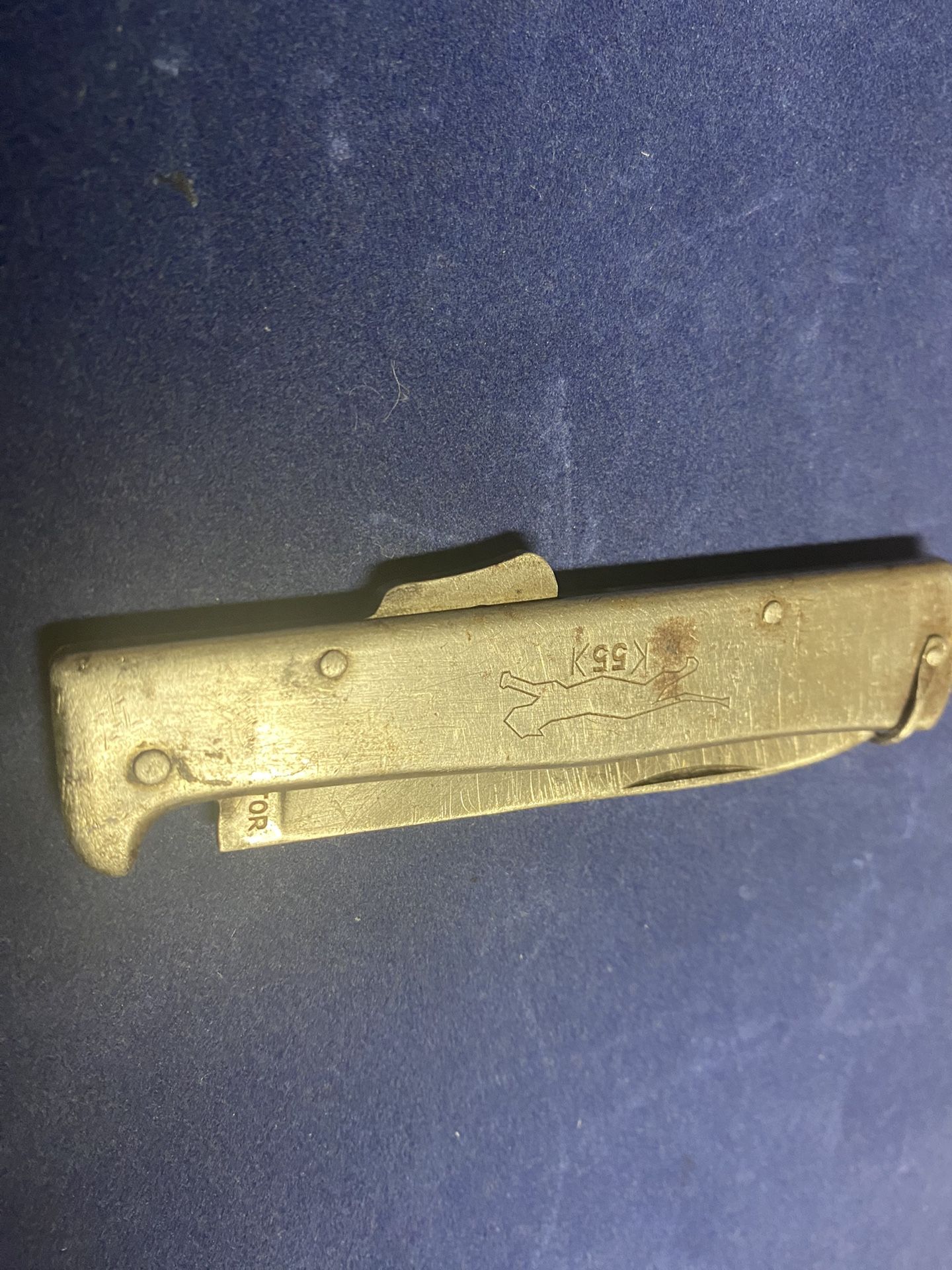 Vintage Antique German Mercator K55K Folding Life Dagger Solingen