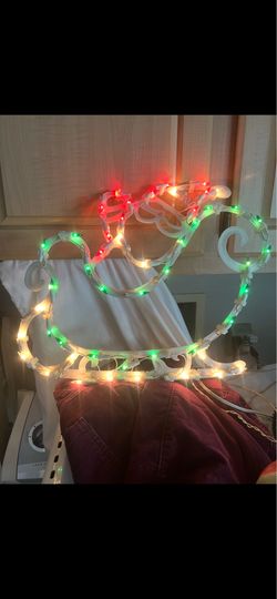 Light up Santa sleigh