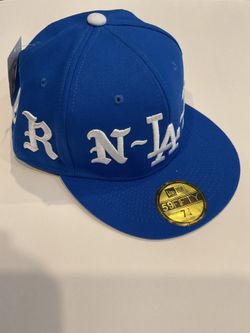 New Era Born & Raised La Dodger Blue with white logo hat 59fifty fitted 7 3/4 $65