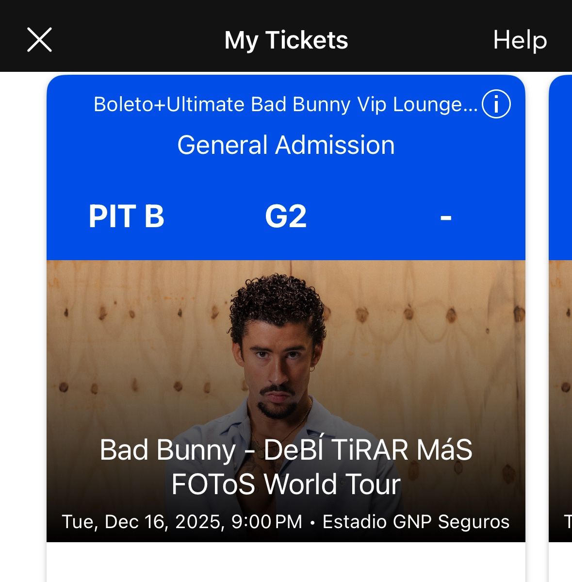 BAD BUNNY TICKETS