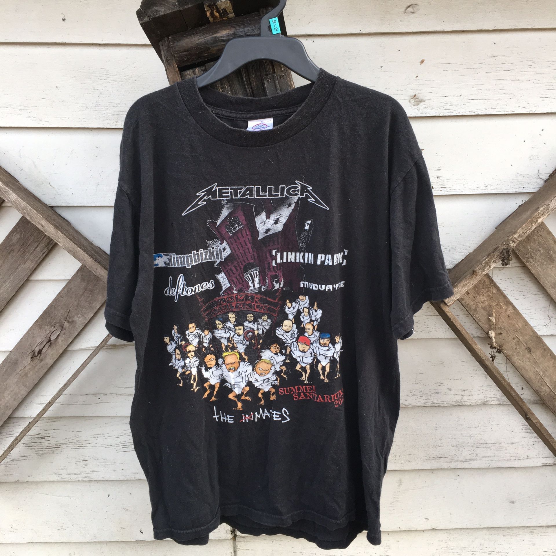 Summer Sanitarium 2004 T-shirt Metallica Limpbizkit Linkin Park