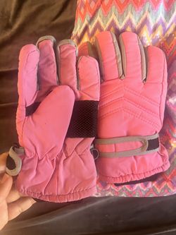 Snow Jacket And Snow Gloves Girls 4t