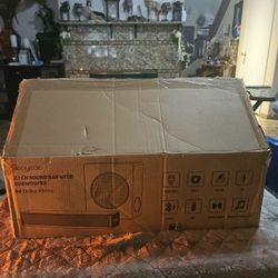 Sound bar with subwoofer,