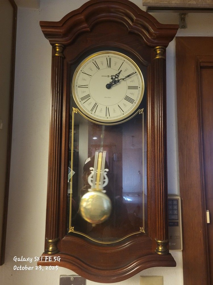 Howard Miller Grandfather Wall Clock 