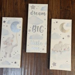 Baby’s Room Pictures Wall 3 Pcs