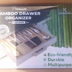 Bamboo Drawer Organizer 
