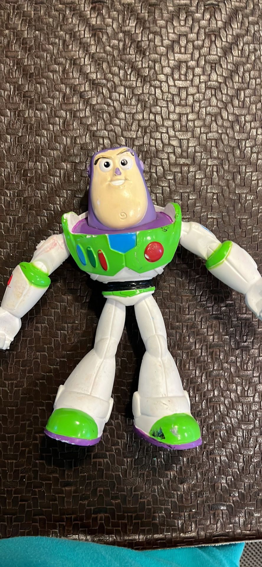 DISNEY PIXAR BUZZ LIGHTYEAR BENDABLE FIGURINE 7 INCH