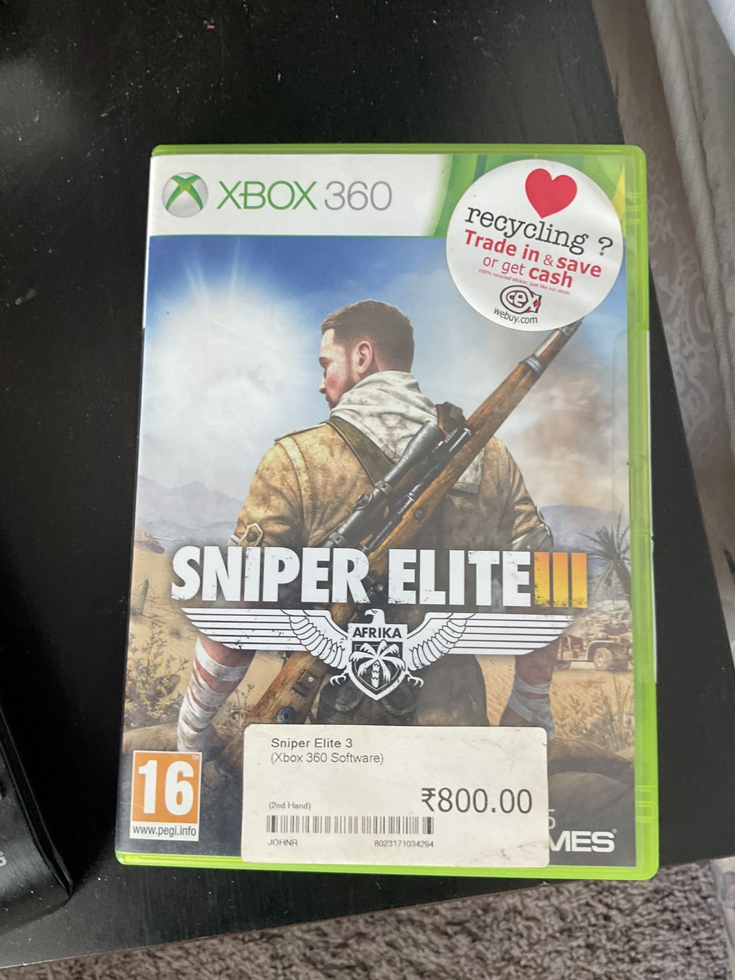 Sniper Elite 3- Xbox 360 Edition