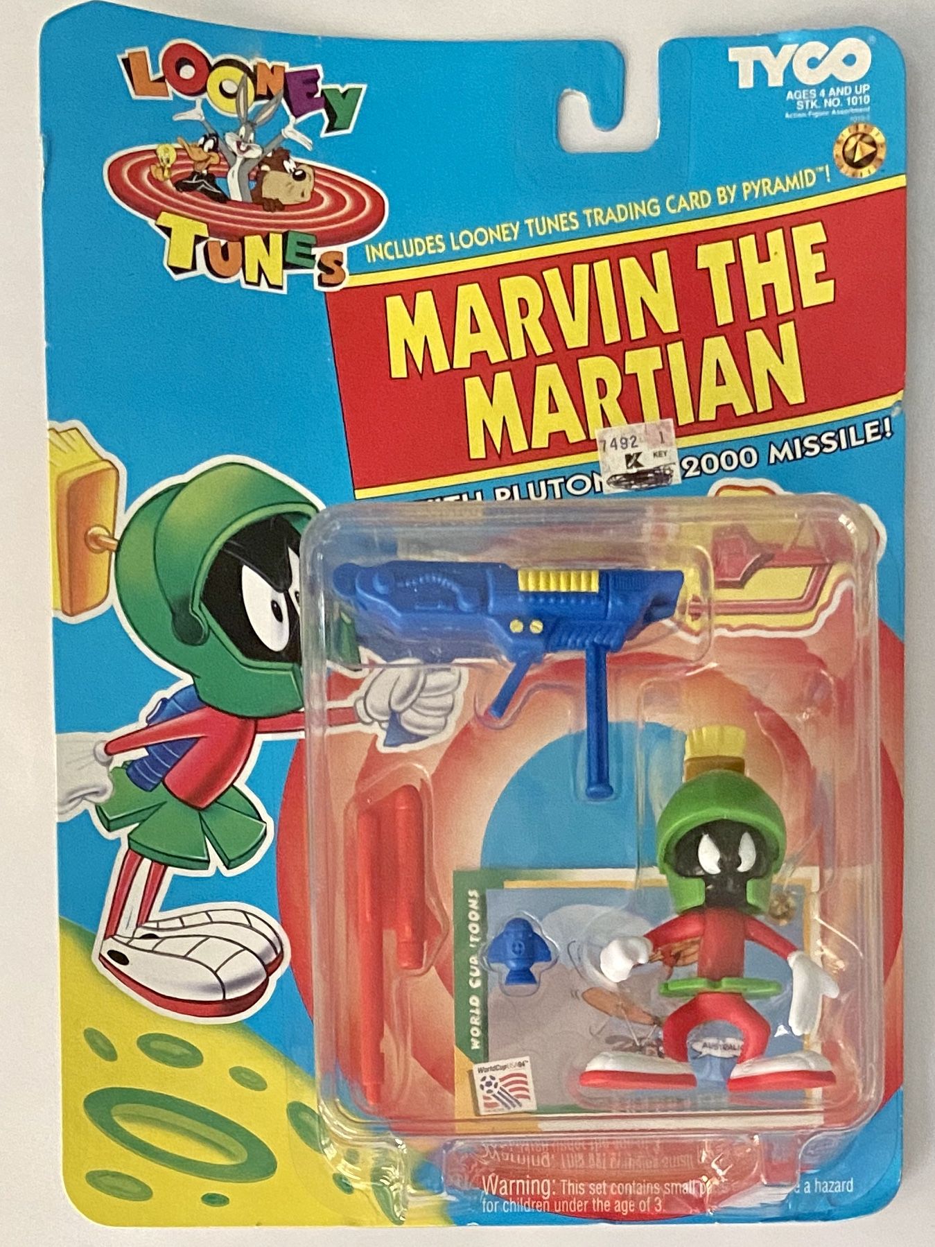 Vintage 1993 Tyco Warner Bros Looney Tunes Marvin Martian Tasmanian Devil Road Runner