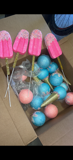 Candy land ornaments/picks