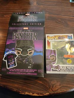 Funko Pop Black Panthers Target Exclusive Glow in the Dark
