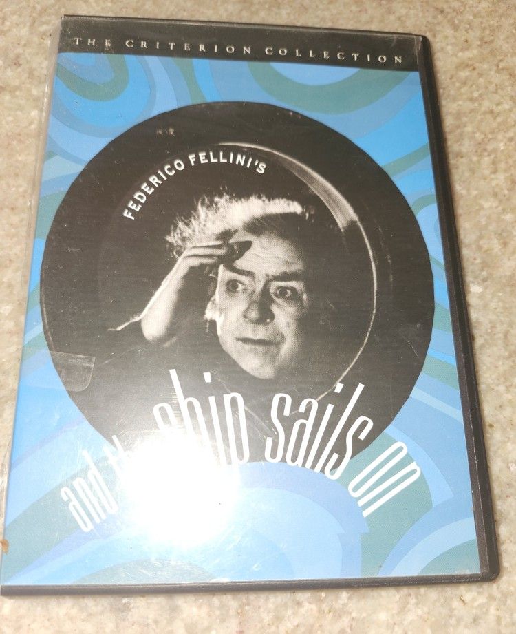 Federico Fellini Sealed Criterion DVD And The Ship Sails On

