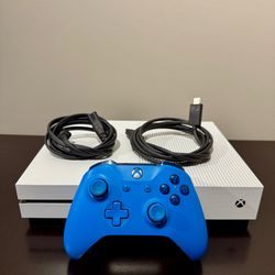Xbox One S White Console w/ Disc Drive – Works Perfect
