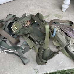 Military Parachute Equipment—Parachute Not Included